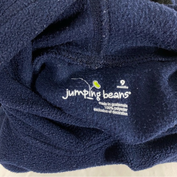 Jumping Beans Navy Blue Dog Gone Cute! Fleece Hoodie - Picture 5 of 6